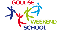 Logo de Goudse Weekendschool.